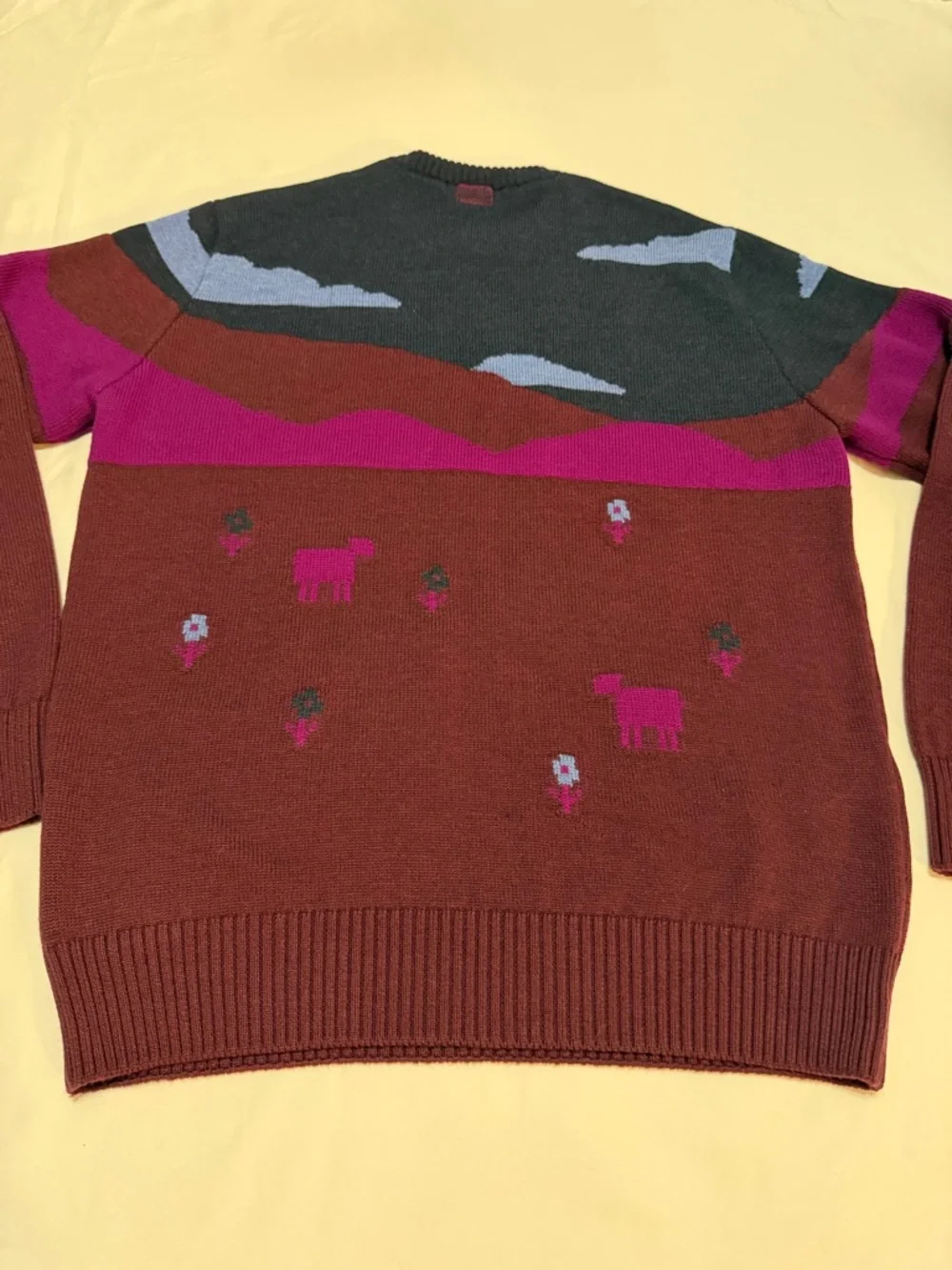 Sheep Inc. Ultra-Fine Merino Wool  Sweater L - Picture 8 of 9